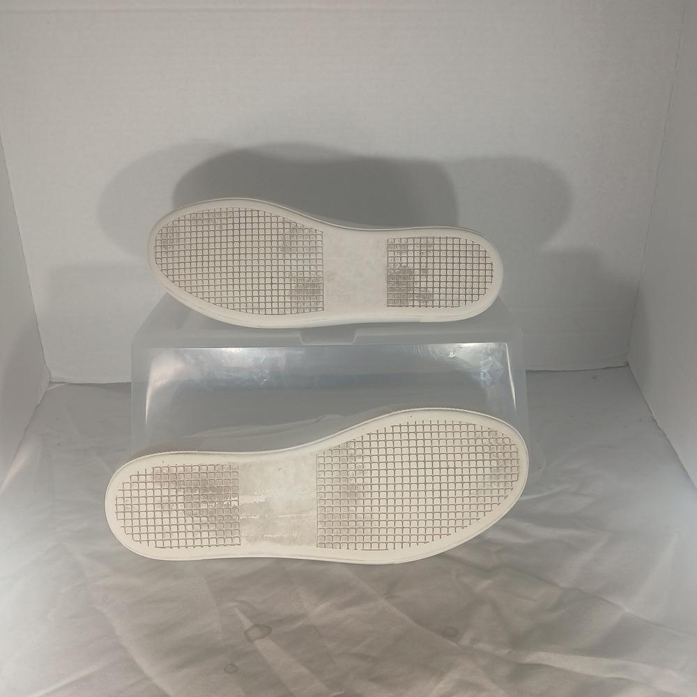Steve Madden Gills-C Slip On Sneakers 9M White Canvas Platform Casual Shoes - Picture 8 of 10